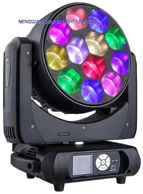 LED WASH ZOOM Moving Head 12*40W 4IN1 Pixel Control